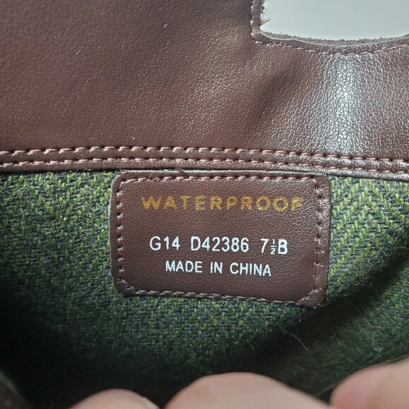 Cole Haan Size 7.5 Women’s Waterproof Indiana Chestnut Suede Ankle Booties - Picture 9 of 9